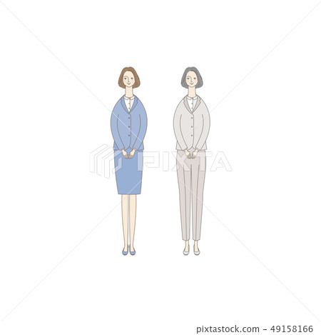 Woman to bow (career woman) Woman to bow (career woman) 49158166