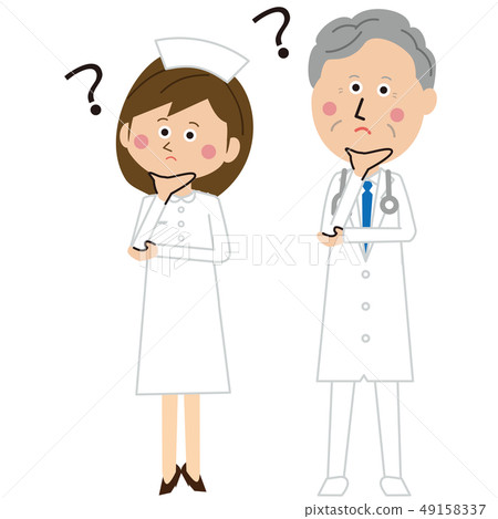 流行高級醫生和護士有疑問 49158337