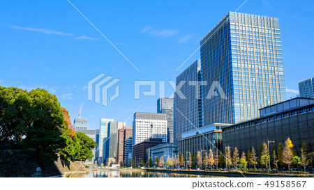 Marunouchi buildings seen from Hibiya 49158567