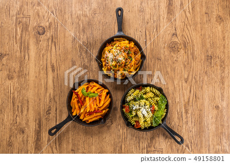 Italian pasta Typical Italian pasta 49158801