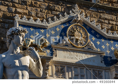 David of Michelangelo Palazzo Vecchio - Florence David of Michelangelo Palazzo Vecchio - Florence 49160844