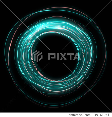 鮮豔細緻的科技數位光束紋理背景（高解析度 3D CG 渲染∕著色插圖） 49161041