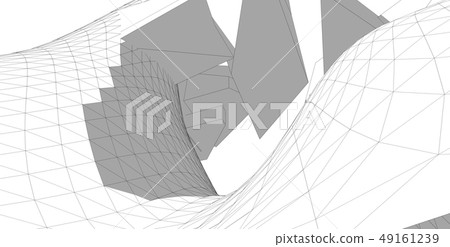 Abstract architectral drawing sketch,Illustration Abstract architectral drawing sketch,Illustration 49161239