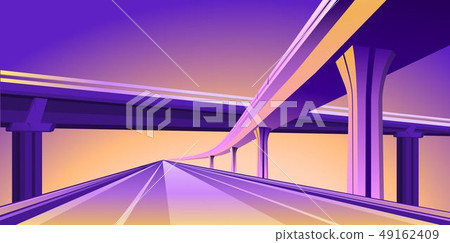 overpass viaduct bridge overpass viaduct bridge 49162409