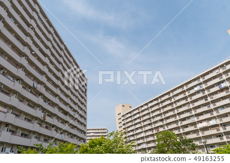 Retro housing complex Retro housing complex 49163255