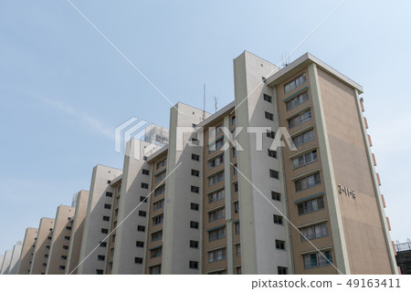 Retro housing complex Retro housing complex 49163411