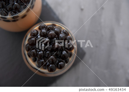 Tapioca milk tea 49163434