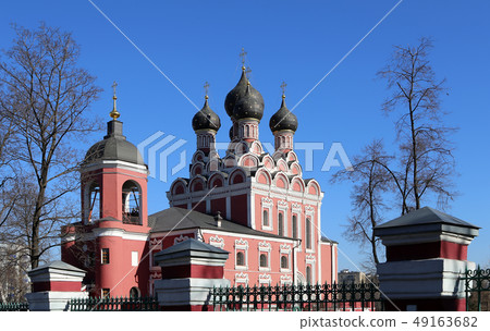 Church of Tikhvin icon of Theotokos.Moscow Church of Tikhvin icon of Theotokos.Moscow 49163682
