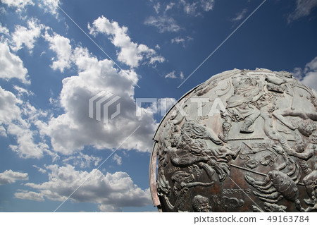 Celestial globes, Moscow, Russia 49163784
