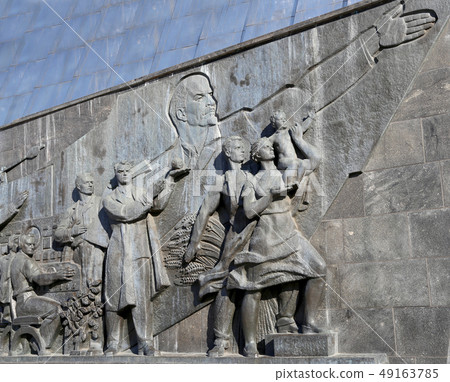 Monument of Sovjet space flight, Moscow, Russia 49163785