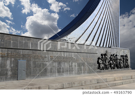Monument of Sovjet space flight, Moscow, Russia Monument of Sovjet space flight, Moscow, Russia 49163790