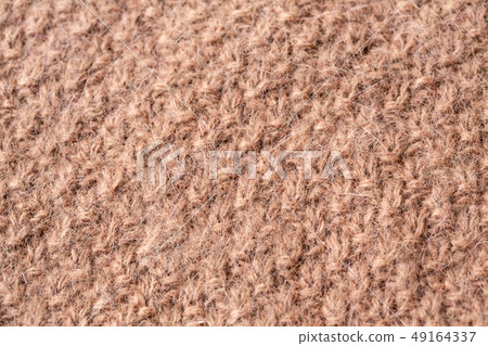Winter clothing Beige knit pattern woven texture pattern 49164337