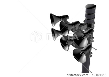 防災廣播圖像(透明材料) 防災廣播圖像(透明材料) 49164358