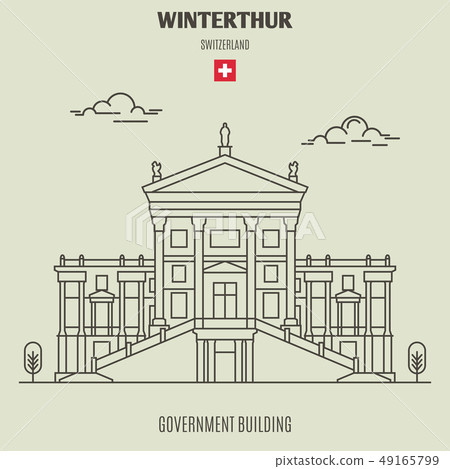 Government Buildingin in Winterthur, Switzerland. 49165799