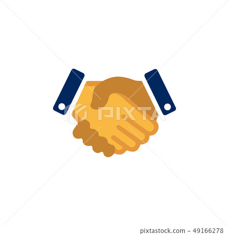 Handshake hand contract business icon Handshake hand contract business icon 49166278