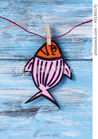 paper fish for april fools day. 49166576
