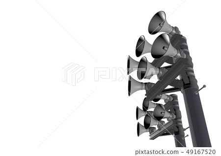 防災廣播圖像（透明材料） 49167520