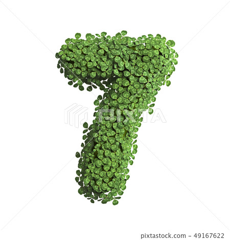 clover number 7 - 3d spring digit - Suitable for clover number 7 - 3d spring digit - Suitable for 49167622