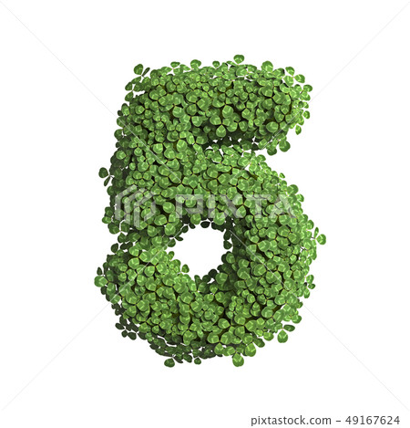 clover number 5 - 3d spring digit - Suitable for clover number 5 - 3d spring digit - Suitable for 49167624