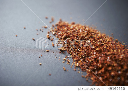 Dried red pepper copy space 49169630