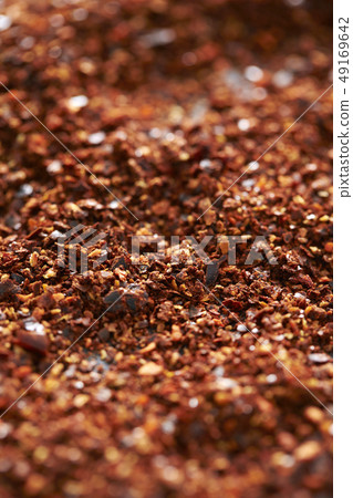Powdered red pepper spice 49169642