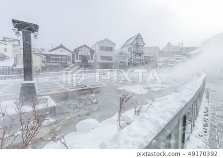 Kusatsu Onsen is a hot spring resort located  49170392