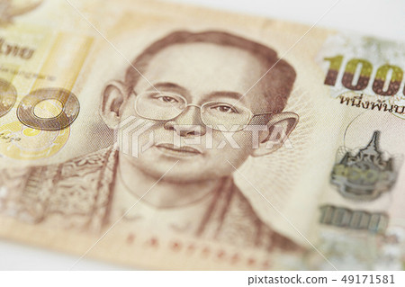 Thai Baht paper money 49171581