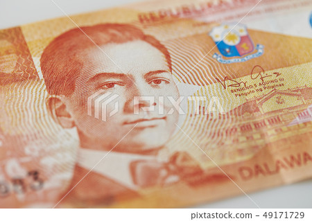 Philippine currency peso banknotes 49171729