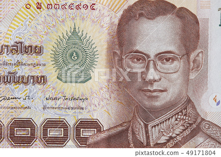 Thai baht banknotes Thai baht banknotes 49171804