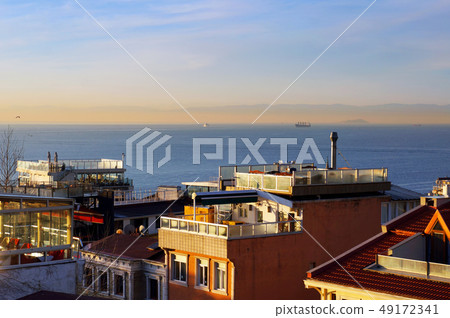 View to Bosphorus Strait. Istanbul, Turkey. View to Bosphorus Strait. Istanbul, Turkey. 49172341