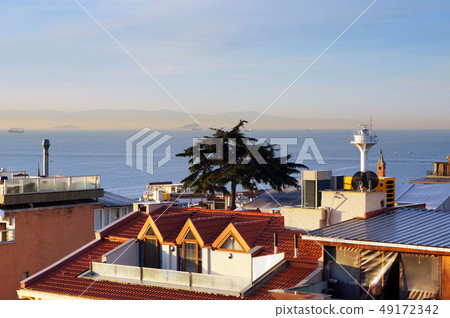 View to Bosphorus Strait. Istanbul, Turkey. View to Bosphorus Strait. Istanbul, Turkey. 49172342