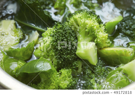 Boiled broccoli Boiled broccoli 49172818