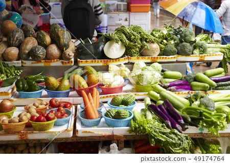 Vegetable shop vegetable store 49174764