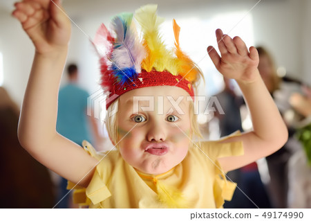 Little boy involved in performance children's Little boy involved in performance children's 49174990