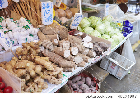 Asian Vegetable Shop Ginger Asian Vegetable Shop Ginger 49174998