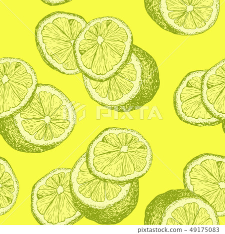 Yellow Lemons and Lemon Slices for Kids Room, Interiors or Fresh Summer Accessories and Clothing 49175083