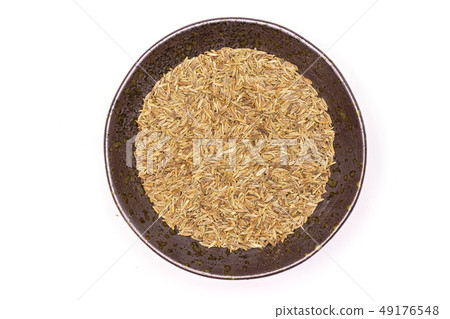 Roman caraway cumin isolated on white Roman caraway cumin isolated on white 49176548