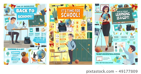 School student education and teacher tuition 49177809