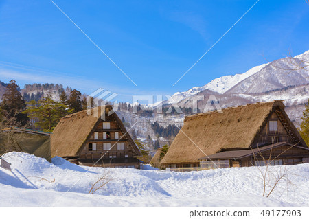 World Heritage Shirakawago Cityscape 49177903