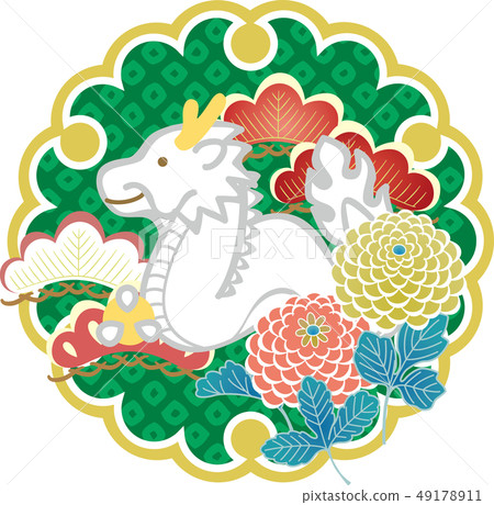 Chinese New Year Decoration - Stock Illustration [49178911] - PIXTA