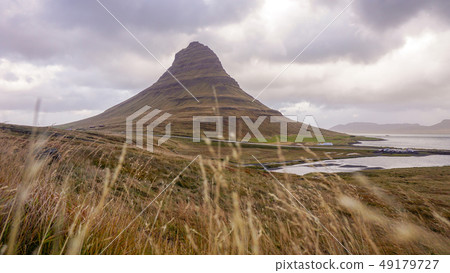 Beautiful landscape of Kirkjufellsfoss waterfall 49179727