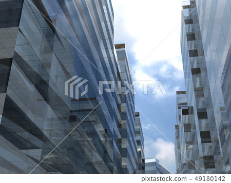 CG 3D illustration design city building building office business CG 3D illustration design city building building office business 49180142