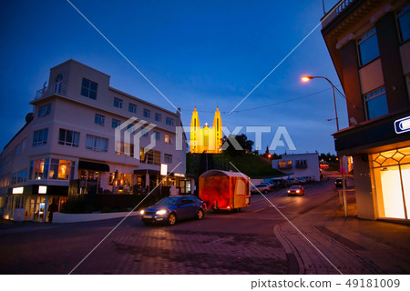 The Church of Akureyri  Iceland 49181009