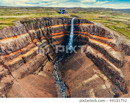 The Aldeyjarfoss Waterfall in North Iceland. The Aldeyjarfoss Waterfall in North Iceland. 49181752