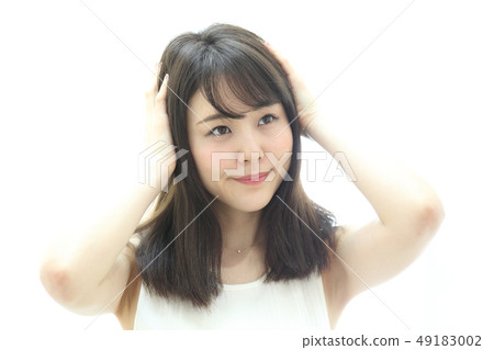 Women who hair set Women who hair set 49183002