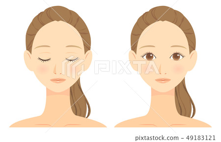 女性臉02 女性臉02 49183121