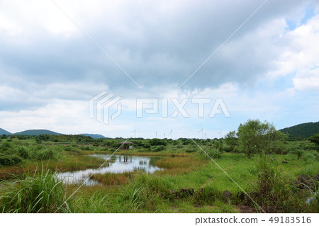 Fish nets, ponds, reservoirs, rural areas, 49183516