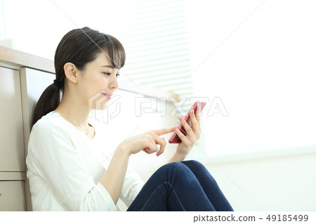 智能手機和女人 智能手機和女人 49185499