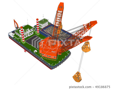 Dredger and sediment carrier 16 Dredger and sediment carrier 16 49186875
