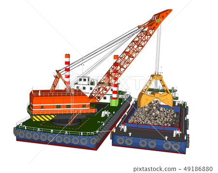 Dredger and sediment carrier 11 Dredger and sediment carrier 11 49186880